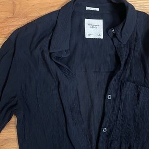 A&F oversized button down